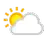 Partly cloudy