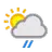 Patchy rain nearby
